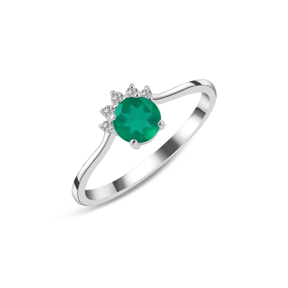 Green Onyx Ring-(GRO-SR-1942.)