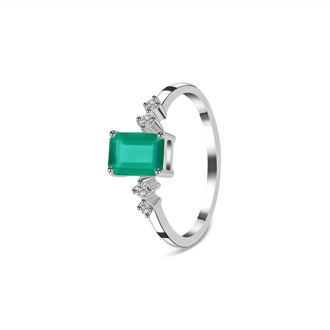 Green Onyx Ring-(GRO-SR-2187.)