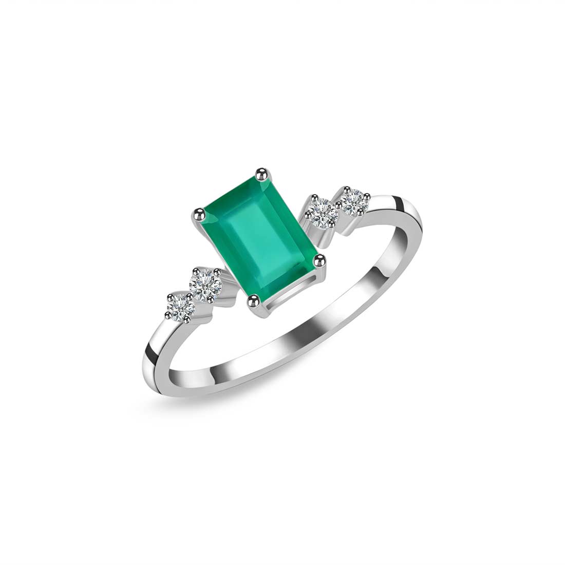 Green Onyx Ring-(GRO-SR-2187.)