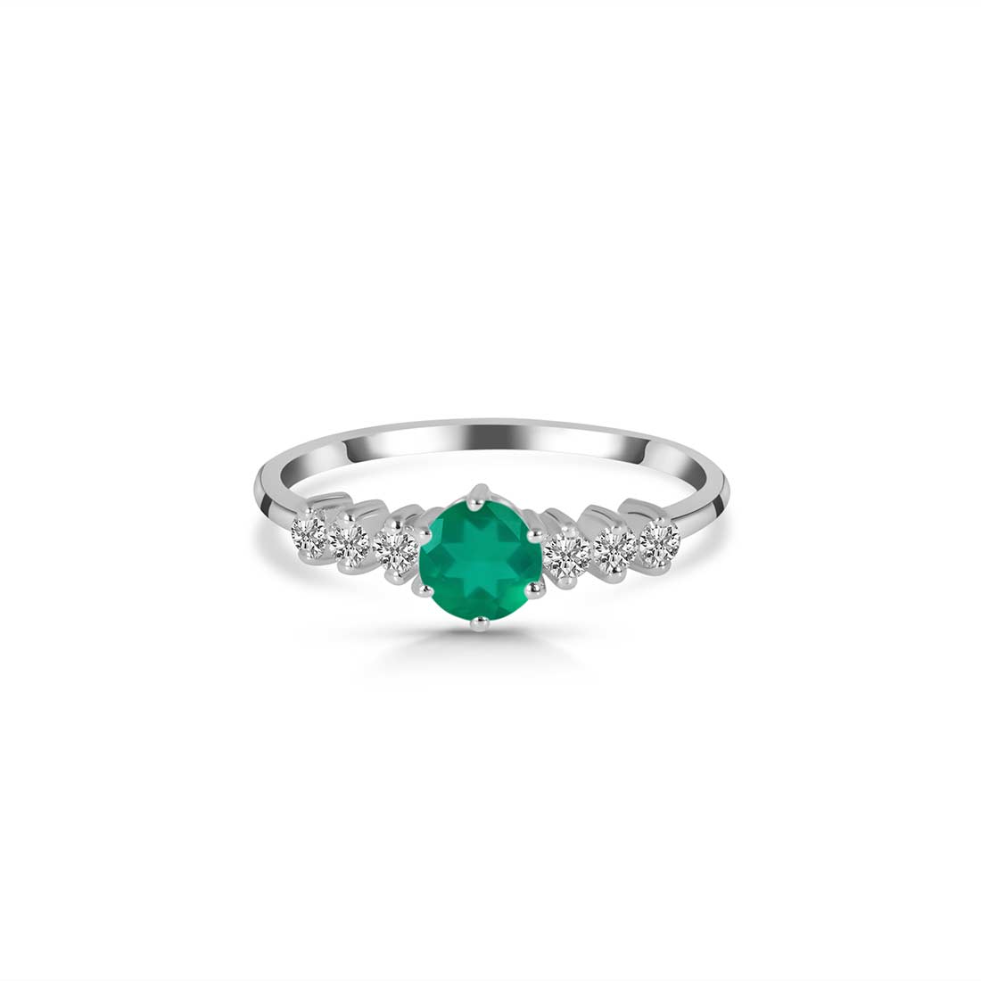 Green Onyx Ring-(GRO-SR-2259.)