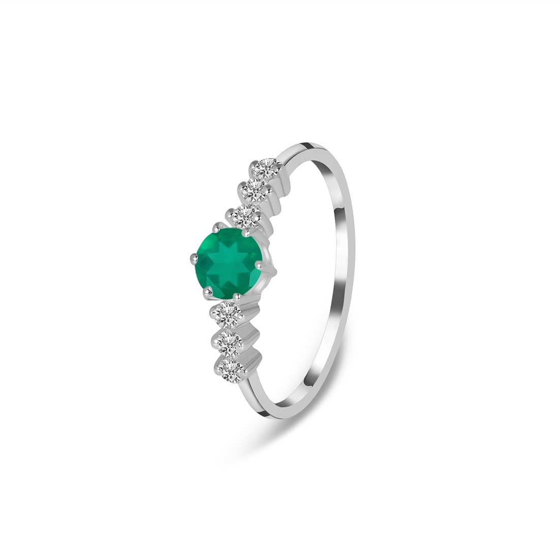 Green Onyx Ring-(GRO-SR-2259.)