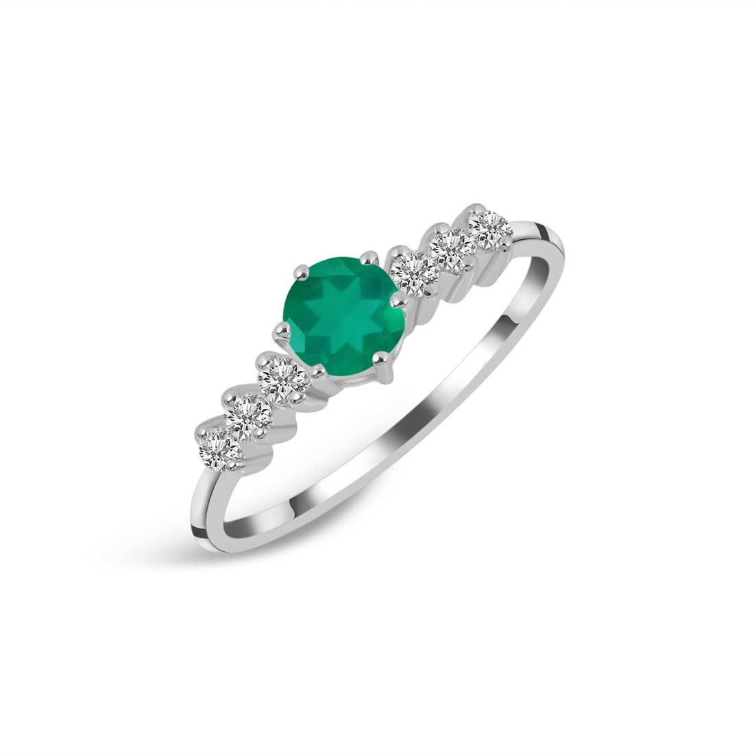 Green Onyx Ring-(GRO-SR-2259.)