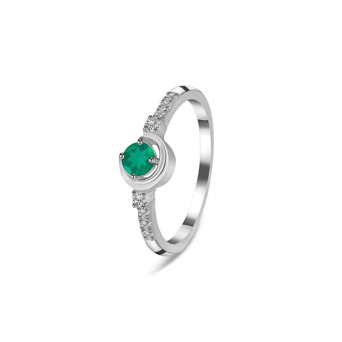 Green Onyx Ring-(GRO-SR-2292.)