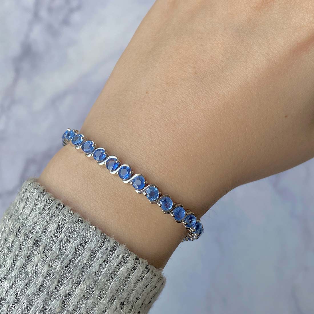 Kyanite Bracelet-(KYN-SB-173-B.)