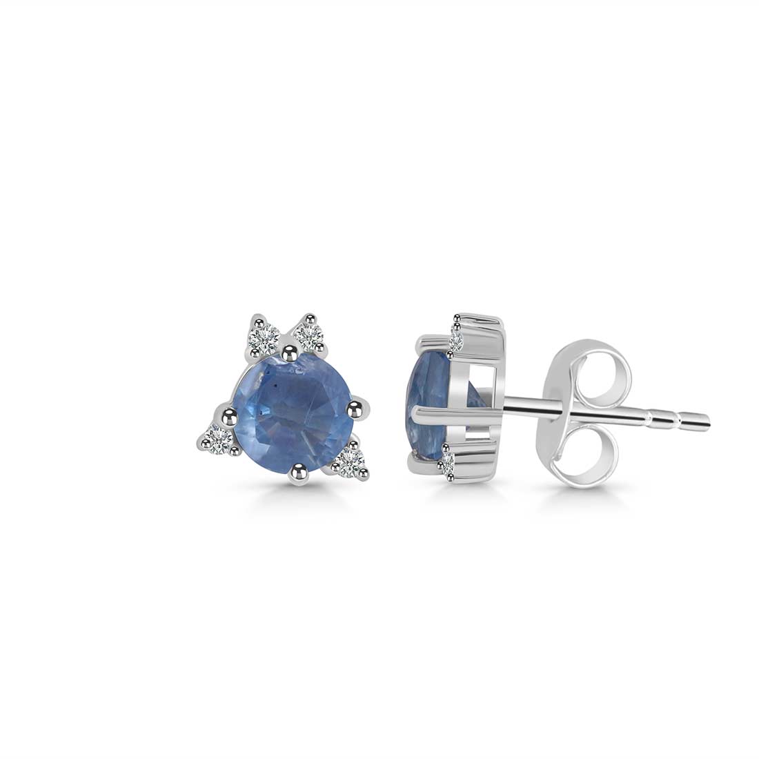 Kyanite Stud Earring-(KYN-SE-1260-B.)