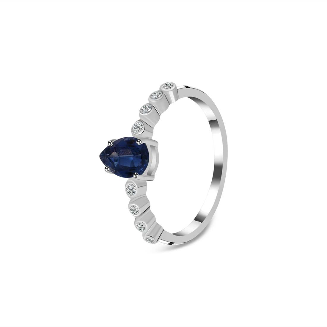 Kyanite Ring-(KYN-SR-419D-B-W.)