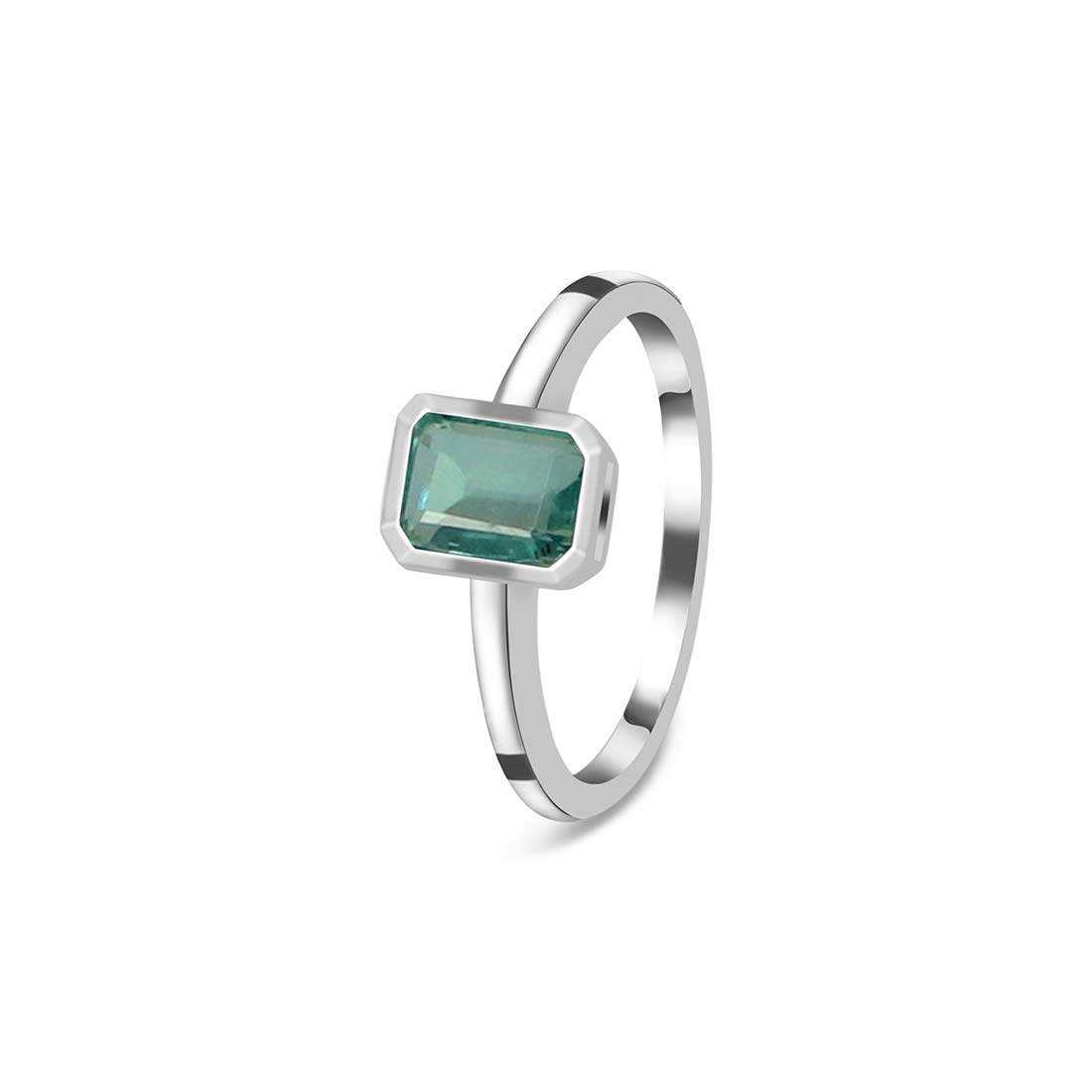 Green Kyanite Ring-(KYN-SR-2765-G.)