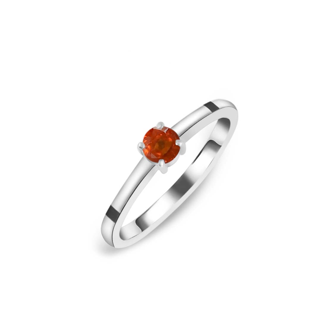 Orange Kyanite Ring-(KYN-SR-235-O.)