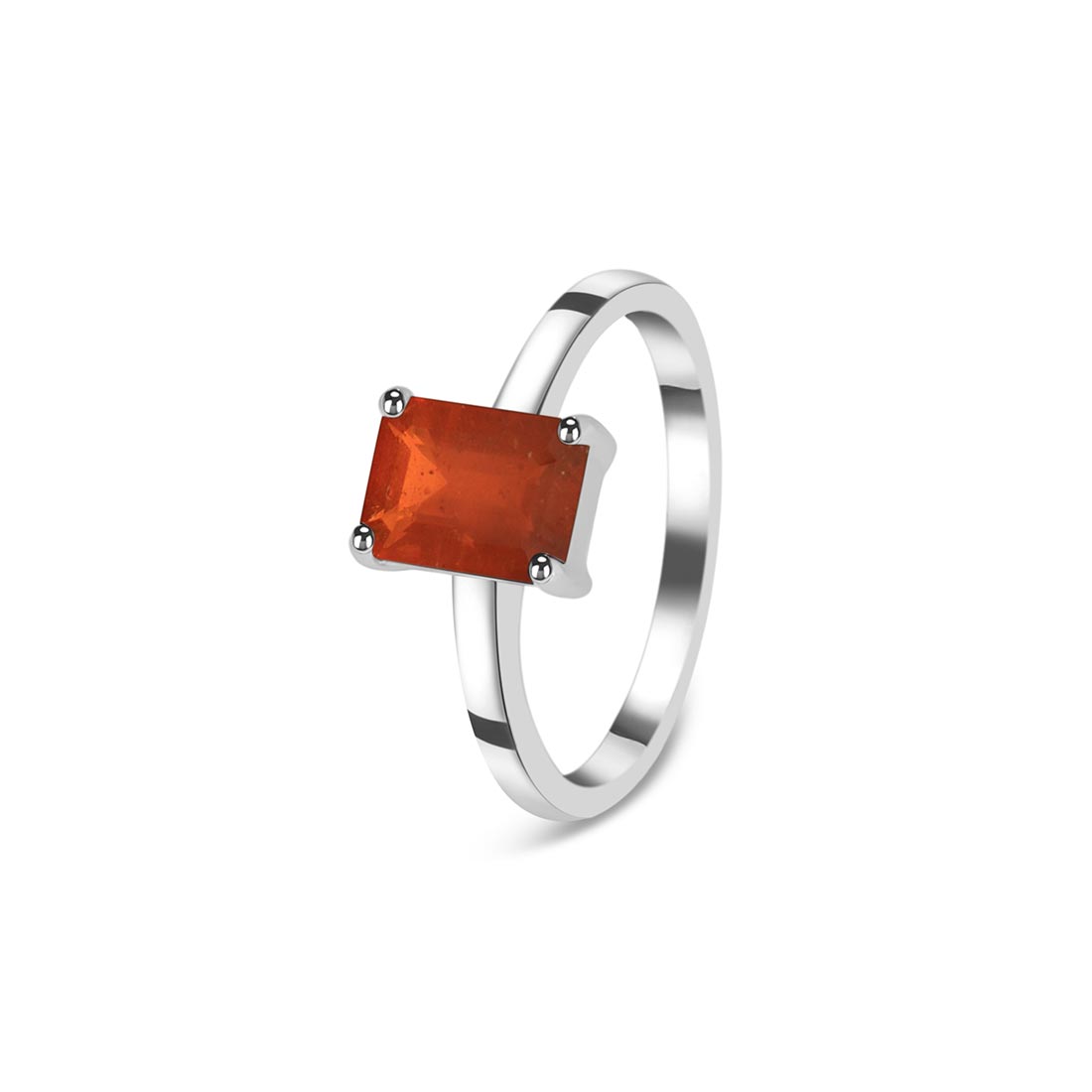 Orange Kyanite Ring-(KYN-SR-247-O.)