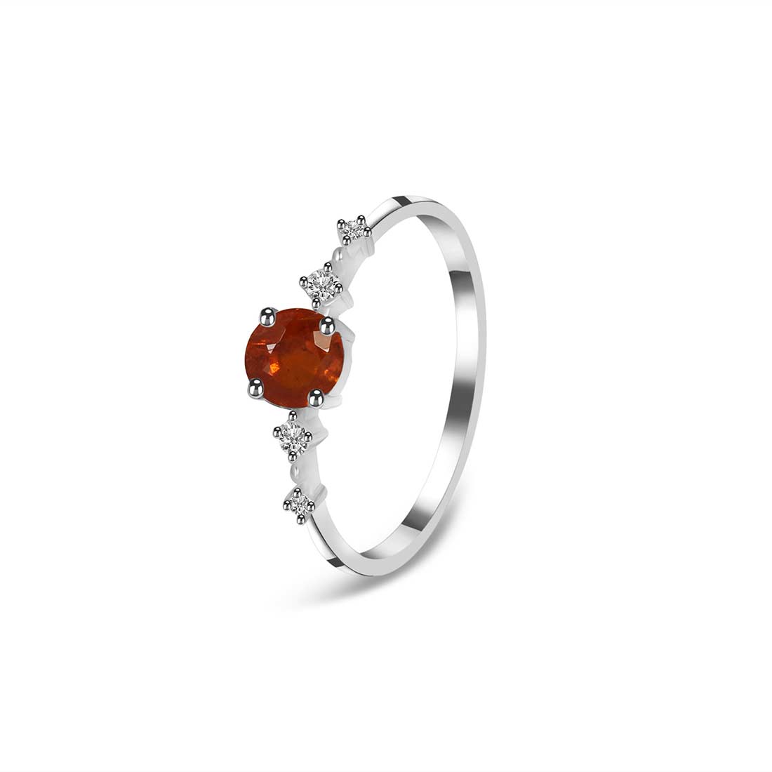 Orange Kyanite Ring-(KYN-SR-1939-O.)