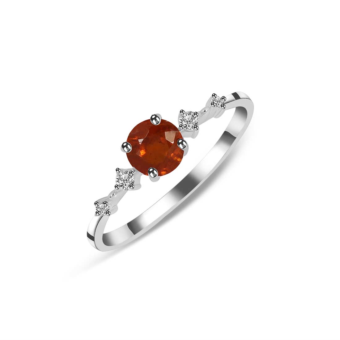 Orange Kyanite Ring-(KYN-SR-1939-O.)