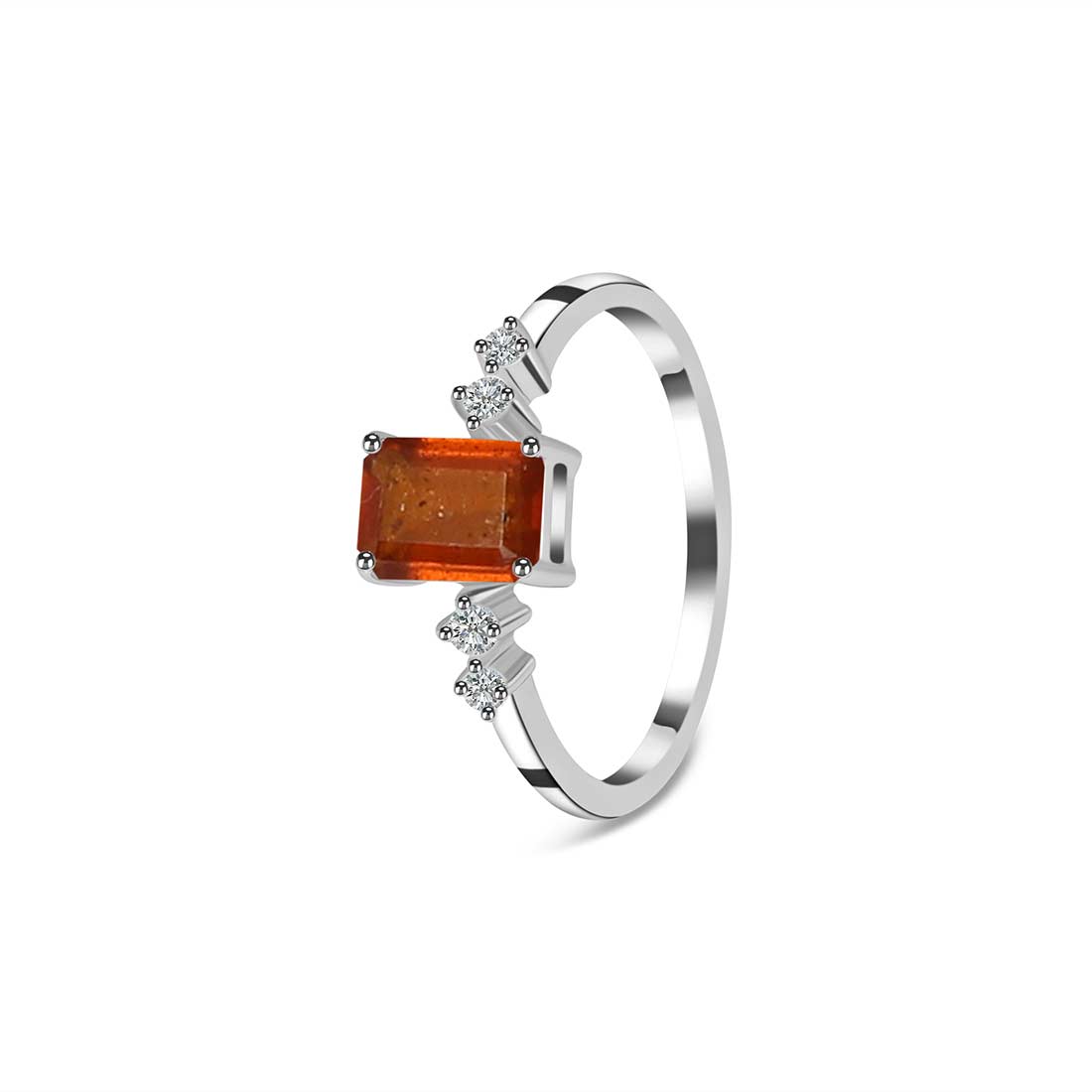 Orange Kyanite Ring-(KYN-SR-2187-O.)