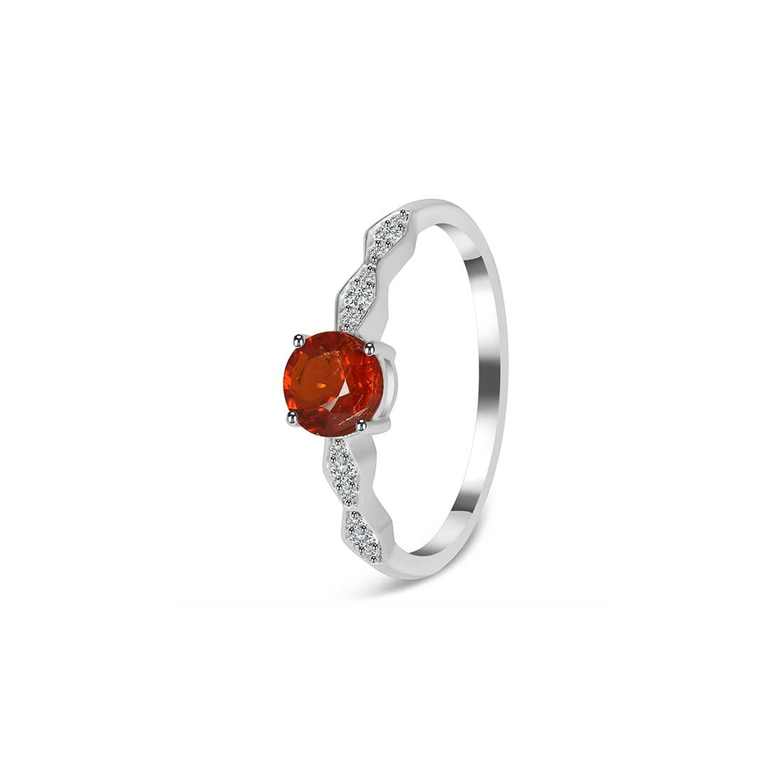 Orange Kyanite Ring-(KYN-SR-2288-O.)