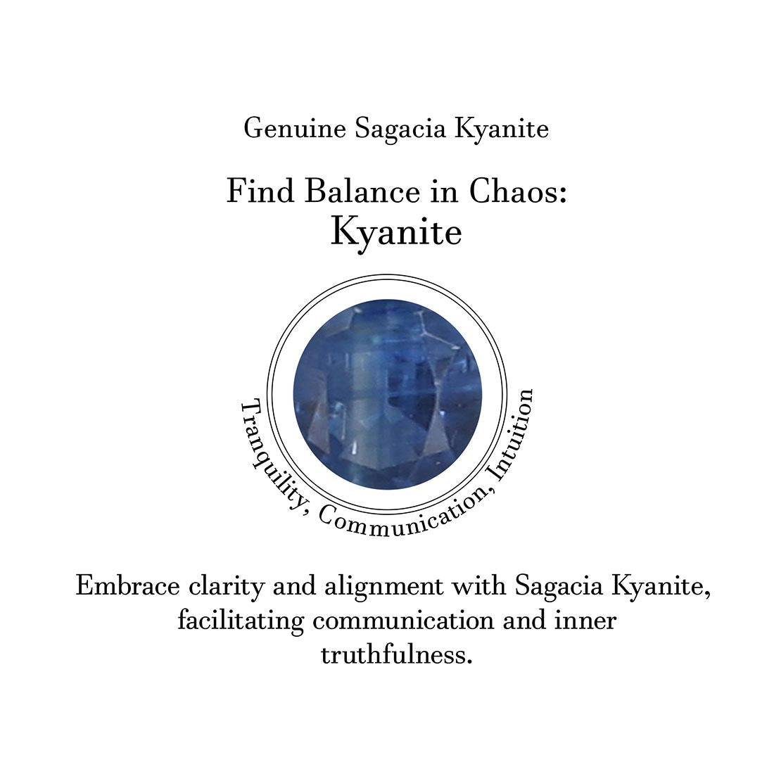 Kyanite Stud Earring-(KYN-SE-1023-B.)