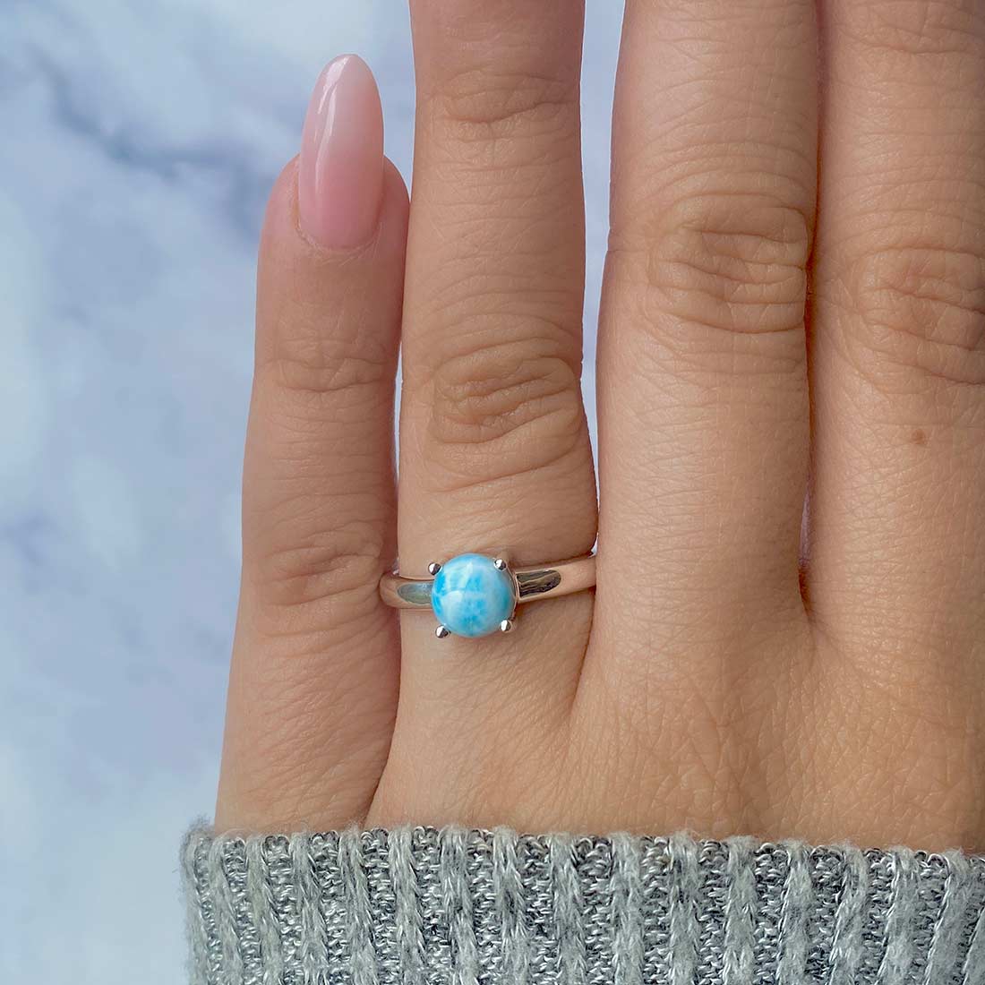 Larimar Ring-(LAR-SR-3026.)