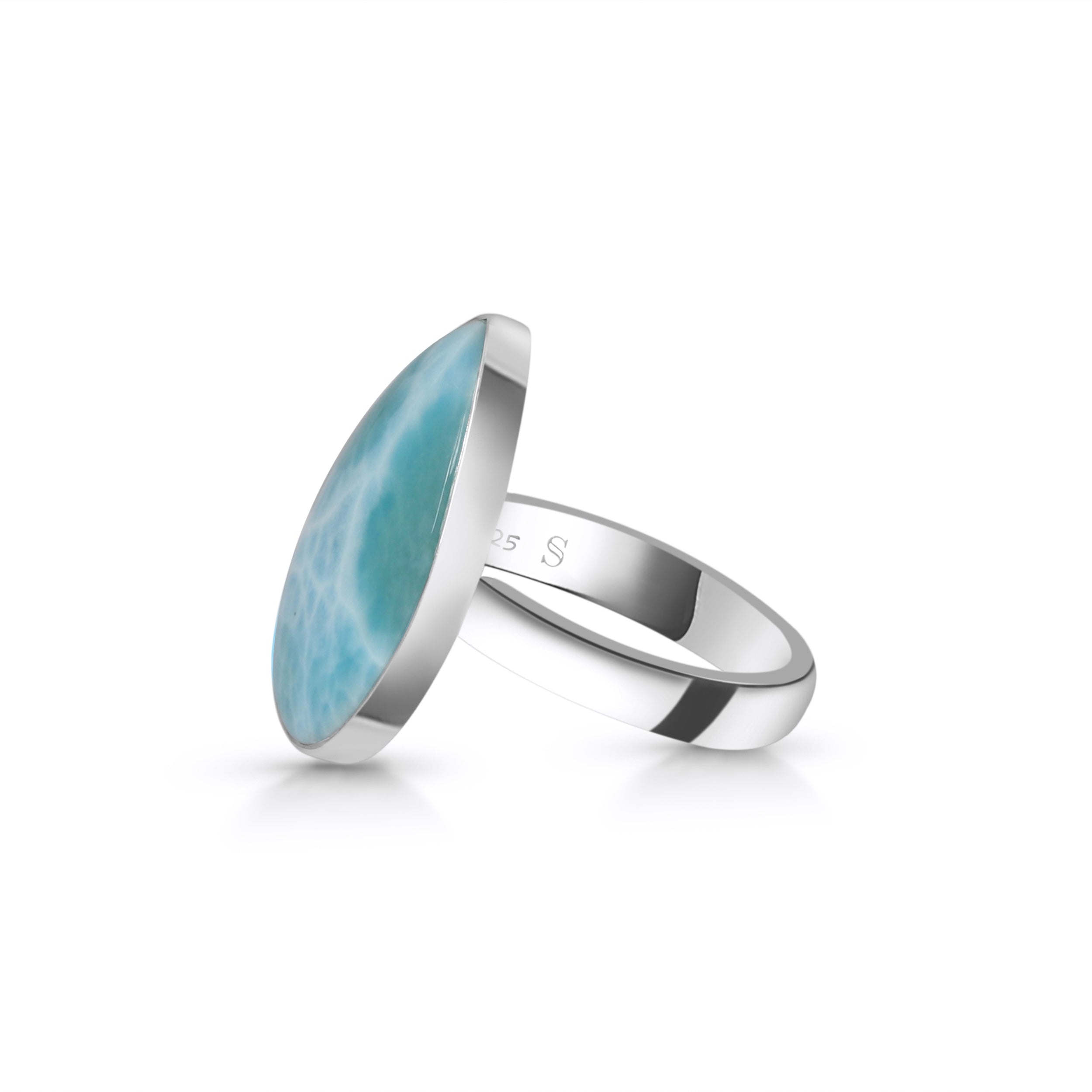 Larimar Adjustable Ring-(LAR-R-38)