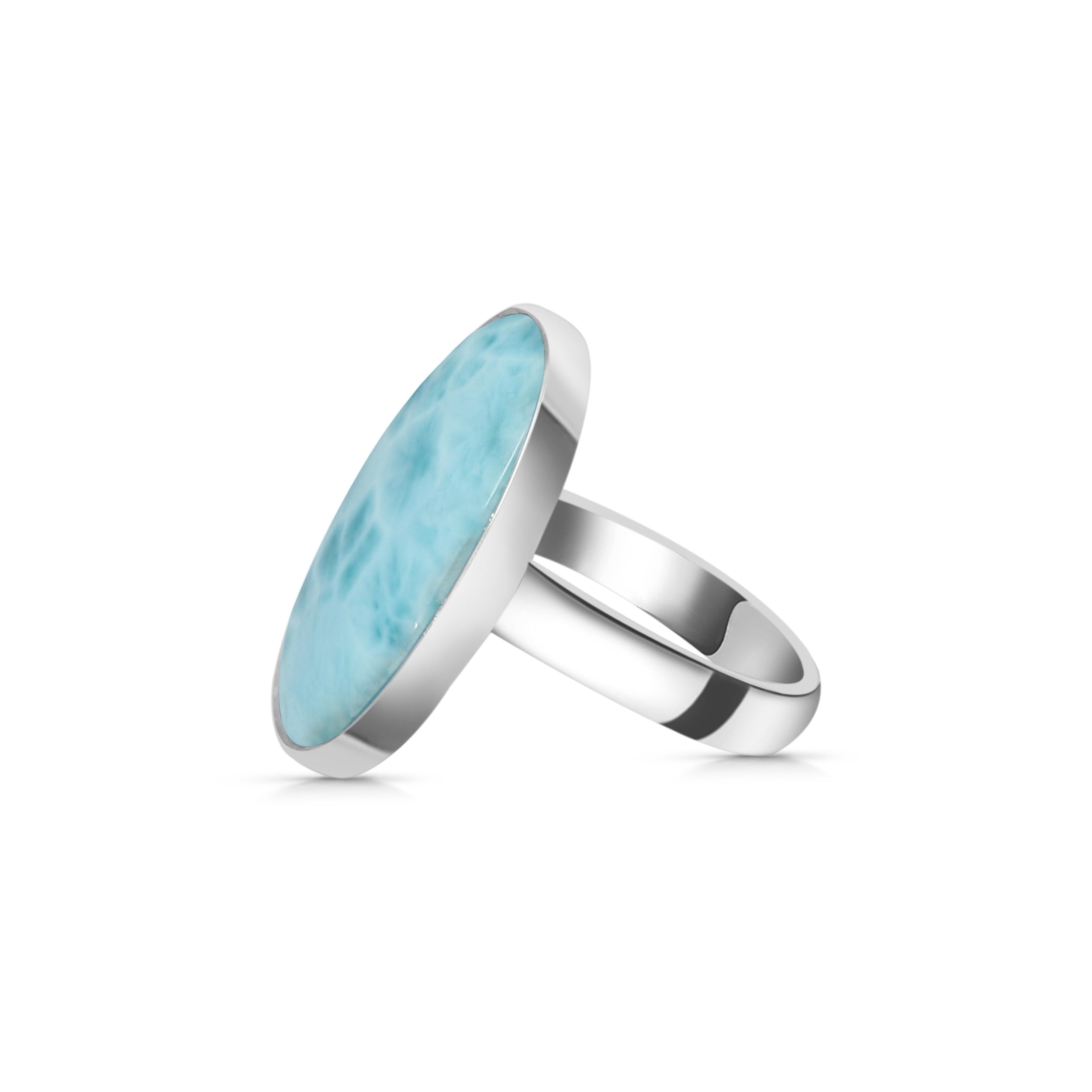 Larimar Adjustable Ring-(LAR-R-58)