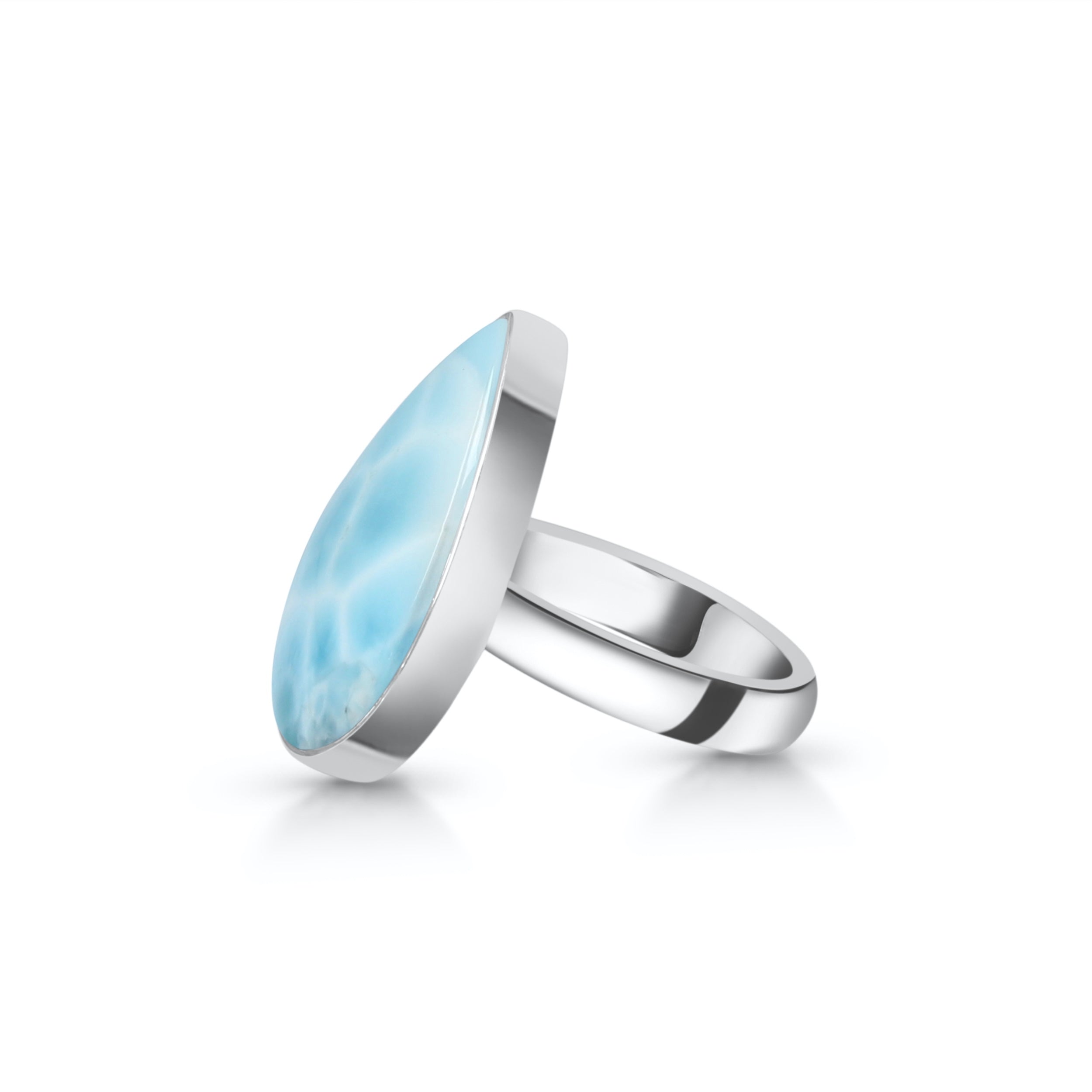 Larimar Adjustable Ring-(LAR-R-61)