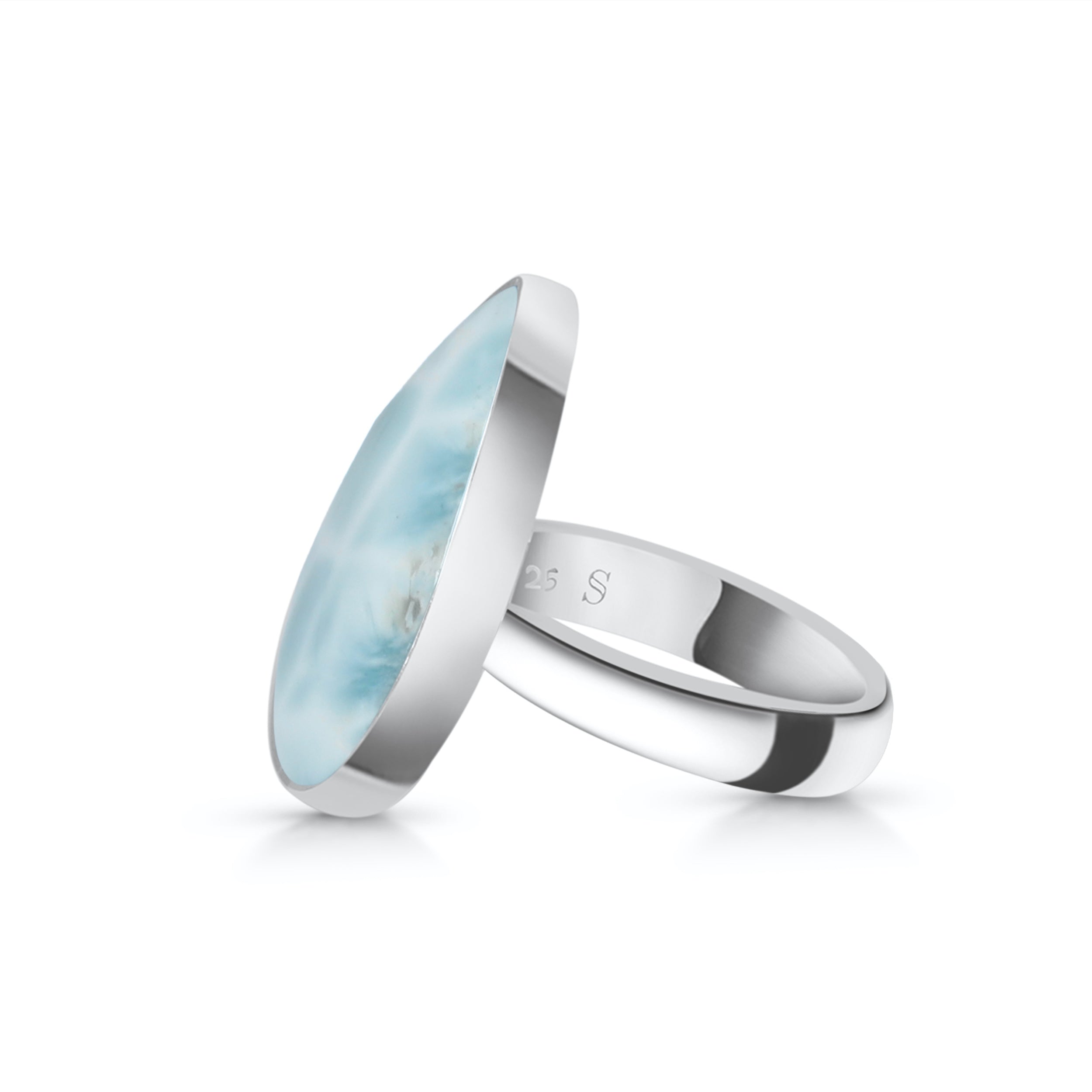 Larimar Adjustable Ring-(LAR-R-66)