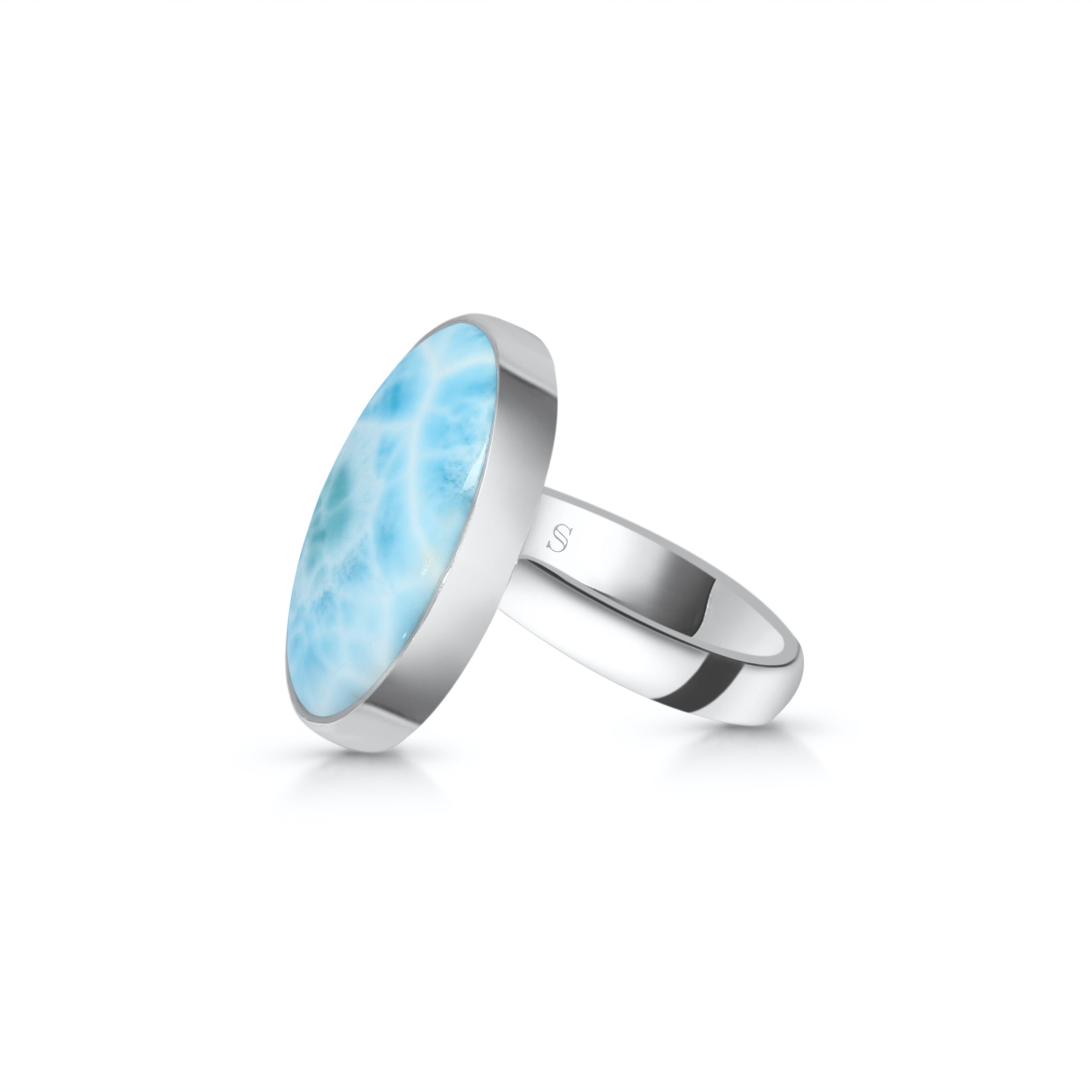 Larimar Adjustable Ring-(LAR-R-73)