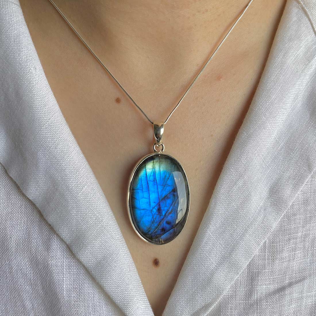 Labradorite Pendant-(LBD-P-4.)