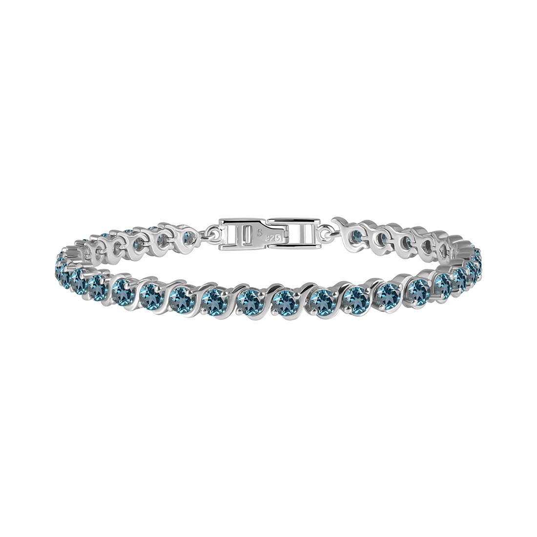 London Blue Topaz Bracelet-(LBTZ-SB-173.)