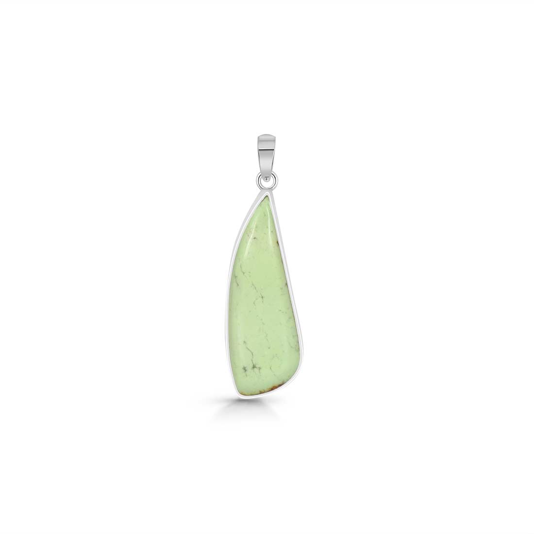 Lemon Chrysoprase Pendant-(LCP-P-11.)