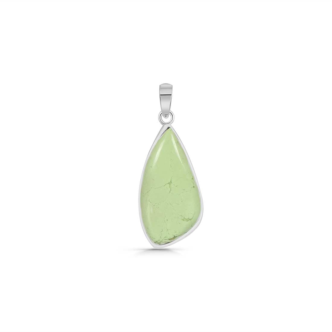 Lemon Chrysoprase Pendant-(LCP-P-13.)