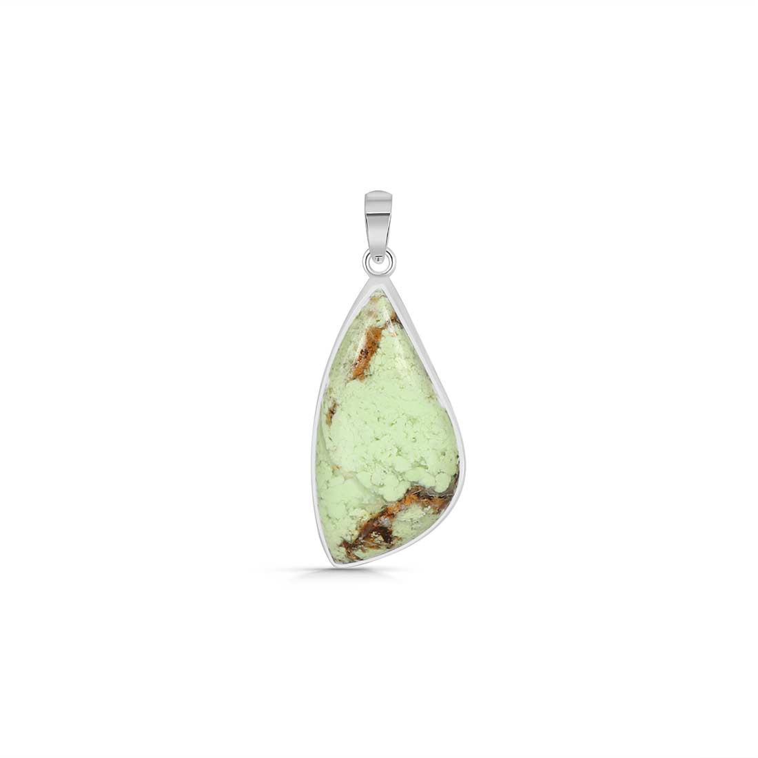 Lemon Chrysoprase Pendant-(LCP-P-14.)