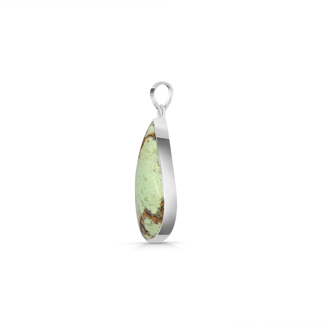 Lemon Chrysoprase Pendant-(LCP-P-14.)