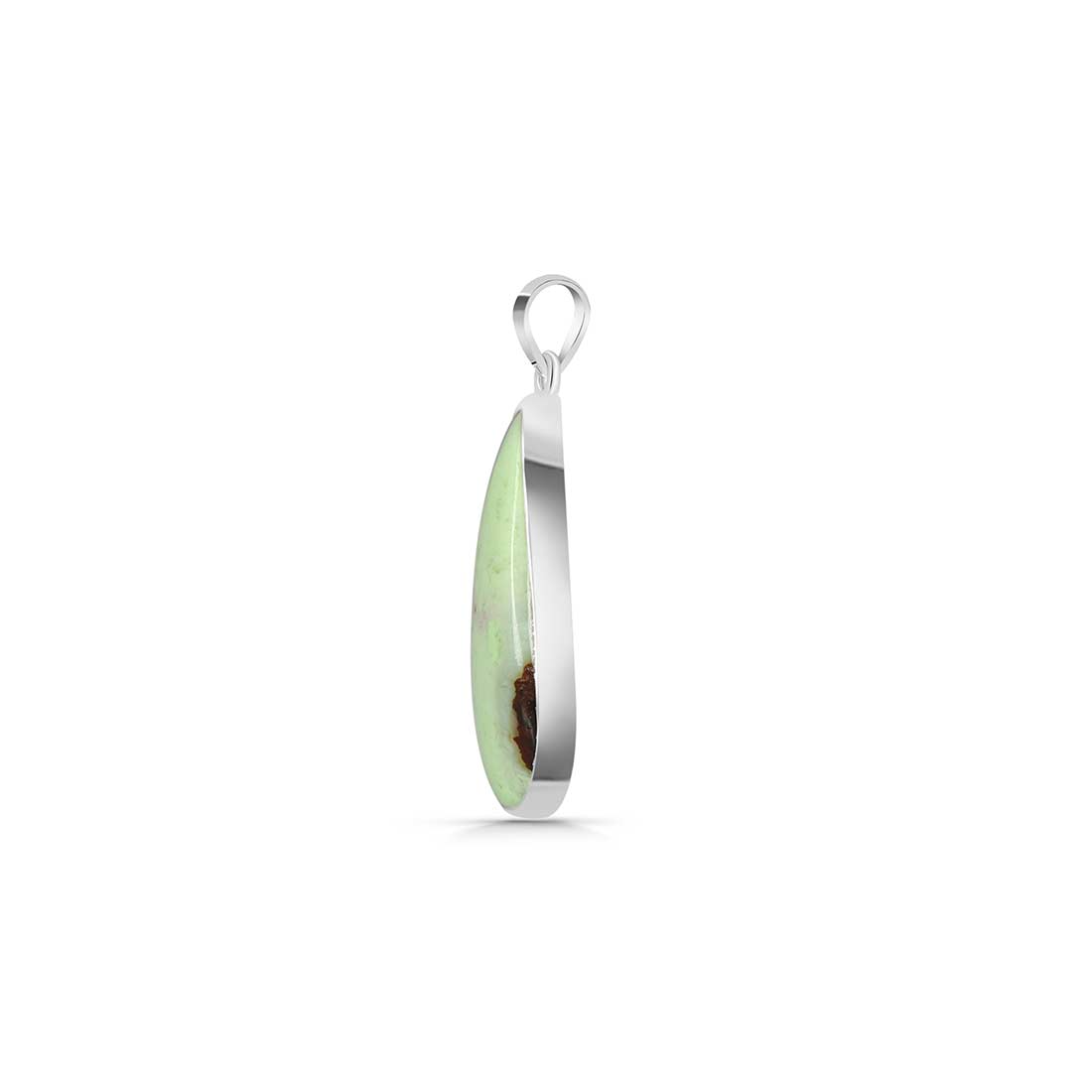 Lemon Chrysoprase Pendant-(LCP-P-16.)