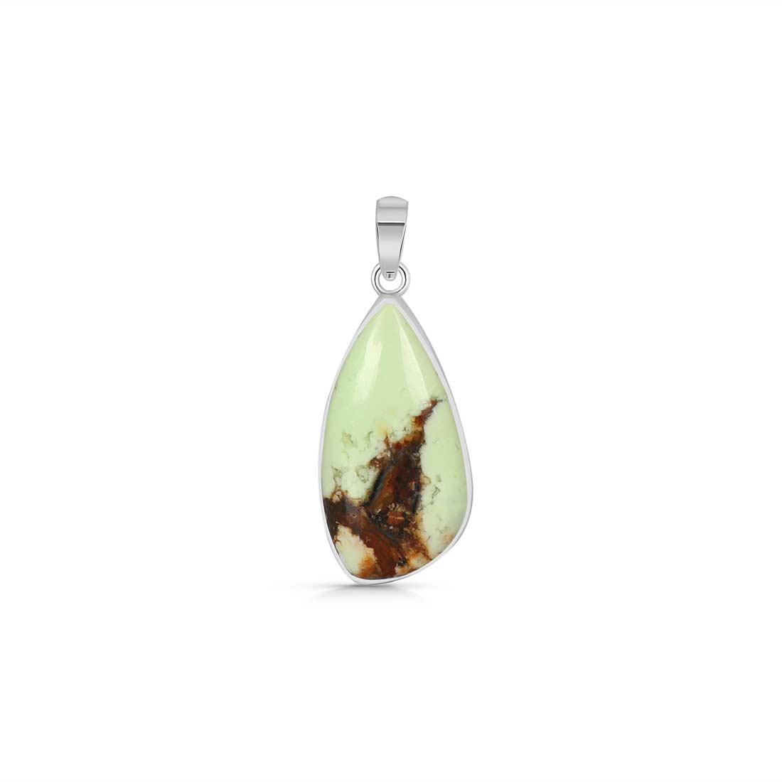 Lemon Chrysoprase Pendant-(LCP-P-18.)