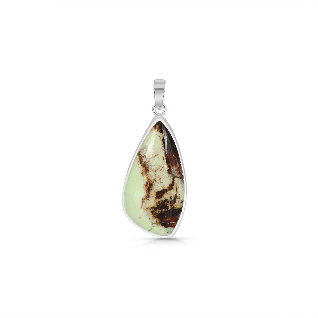 Lemon Chrysoprase Pendant-(LCP-P-21.)