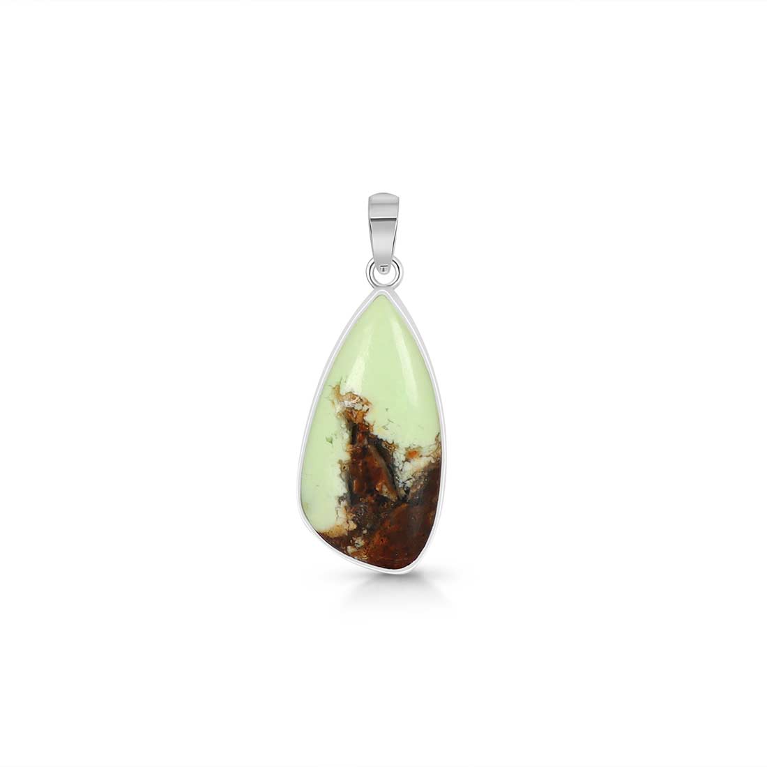 Lemon Chrysoprase Pendant-(LCP-P-29.)