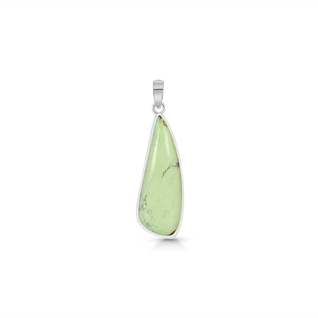 Lemon Chrysoprase Pendant-(LCP-P-31.)