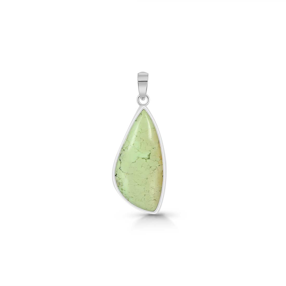 Lemon Chrysoprase Pendant-(LCP-P-32.)