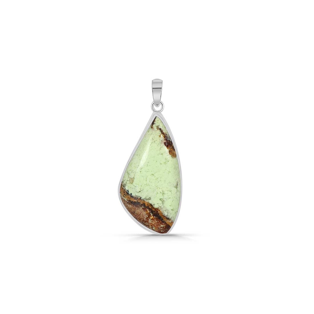 Lemon Chrysoprase Pendant-(LCP-P-33.)