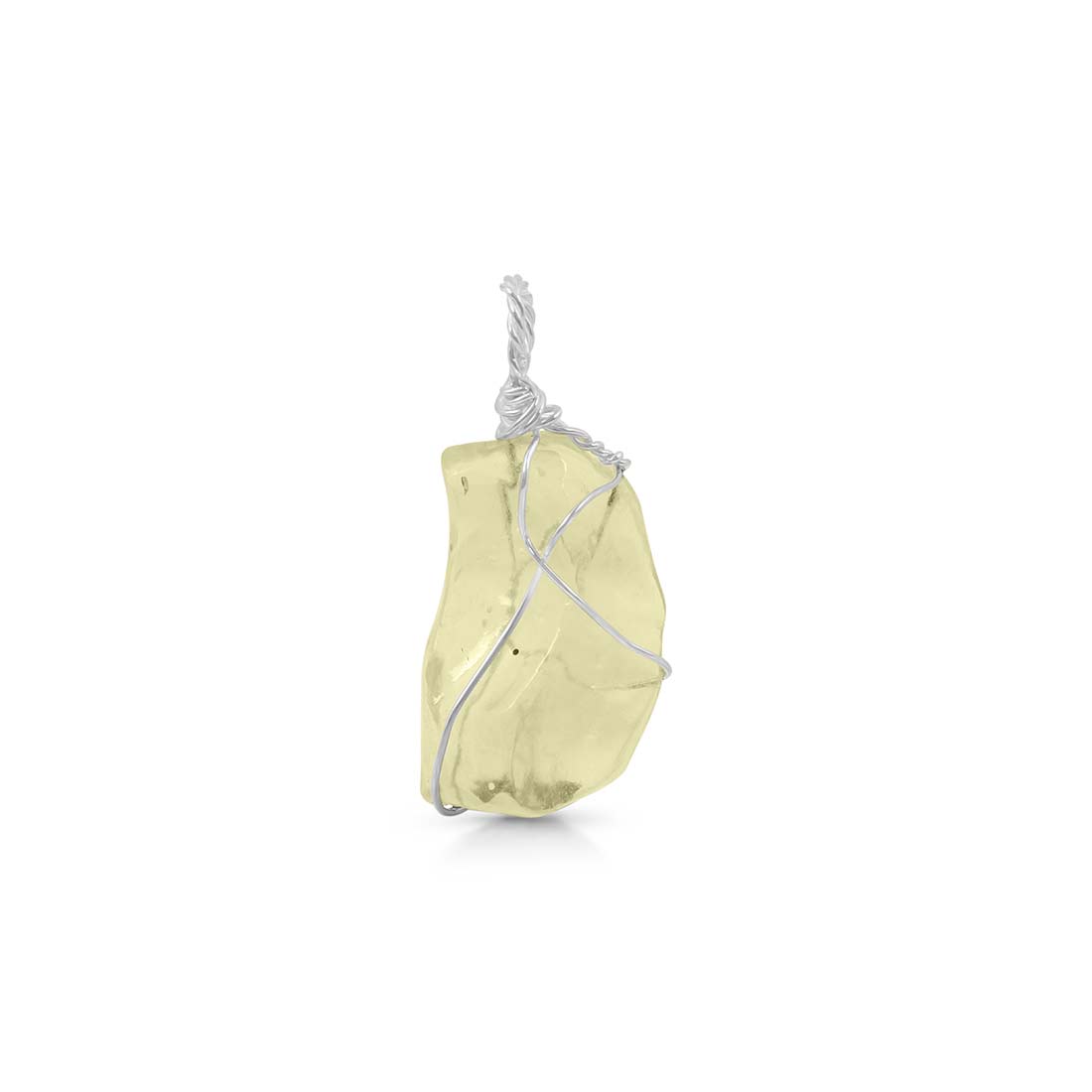 Libyan Desert Glass Pendant-(LDG-P-11.)