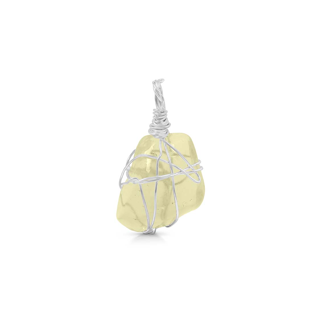 Libyan Desert Glass Pendant-(LDG-P-13.)