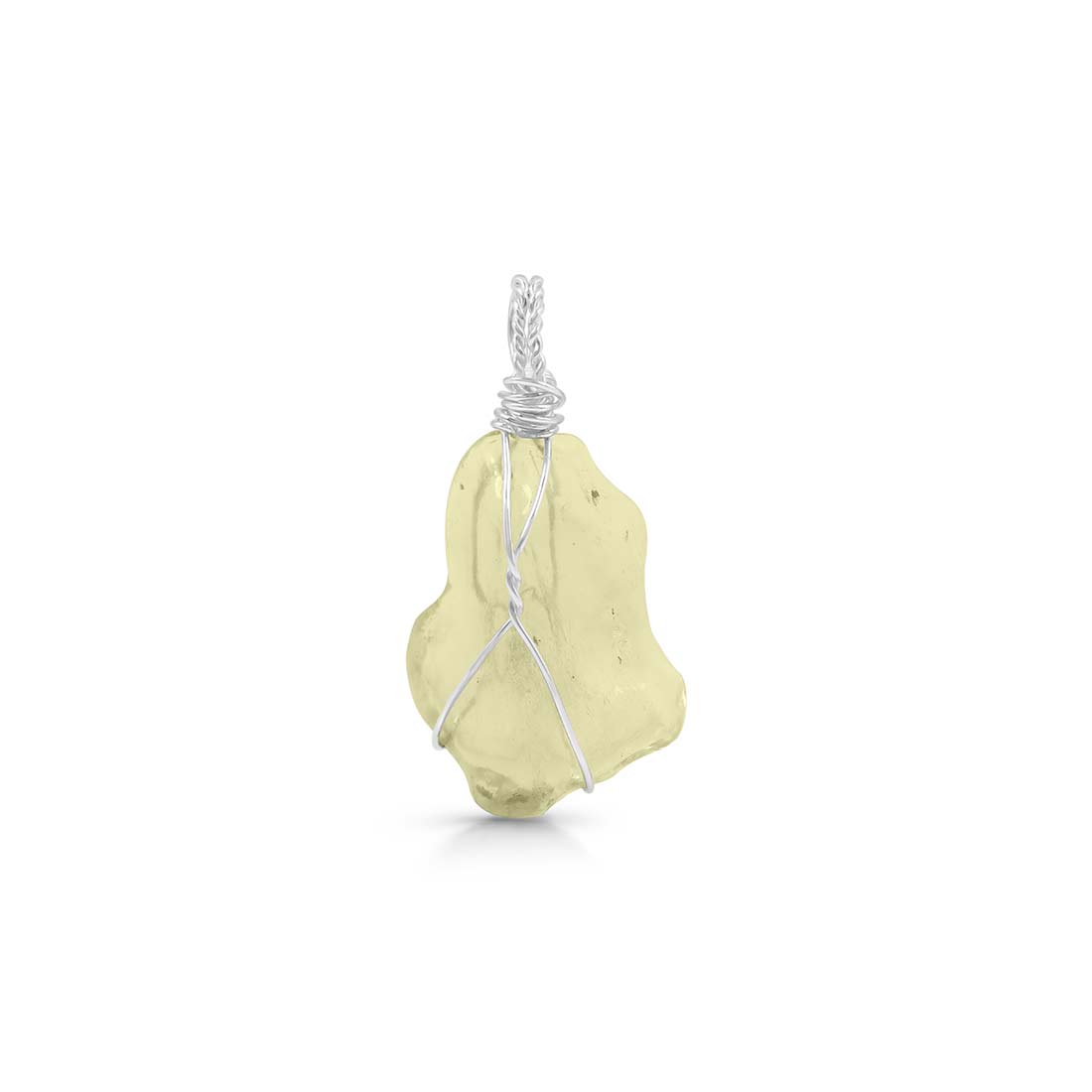 Libyan Desert Glass Pendant-(LDG-P-15.)