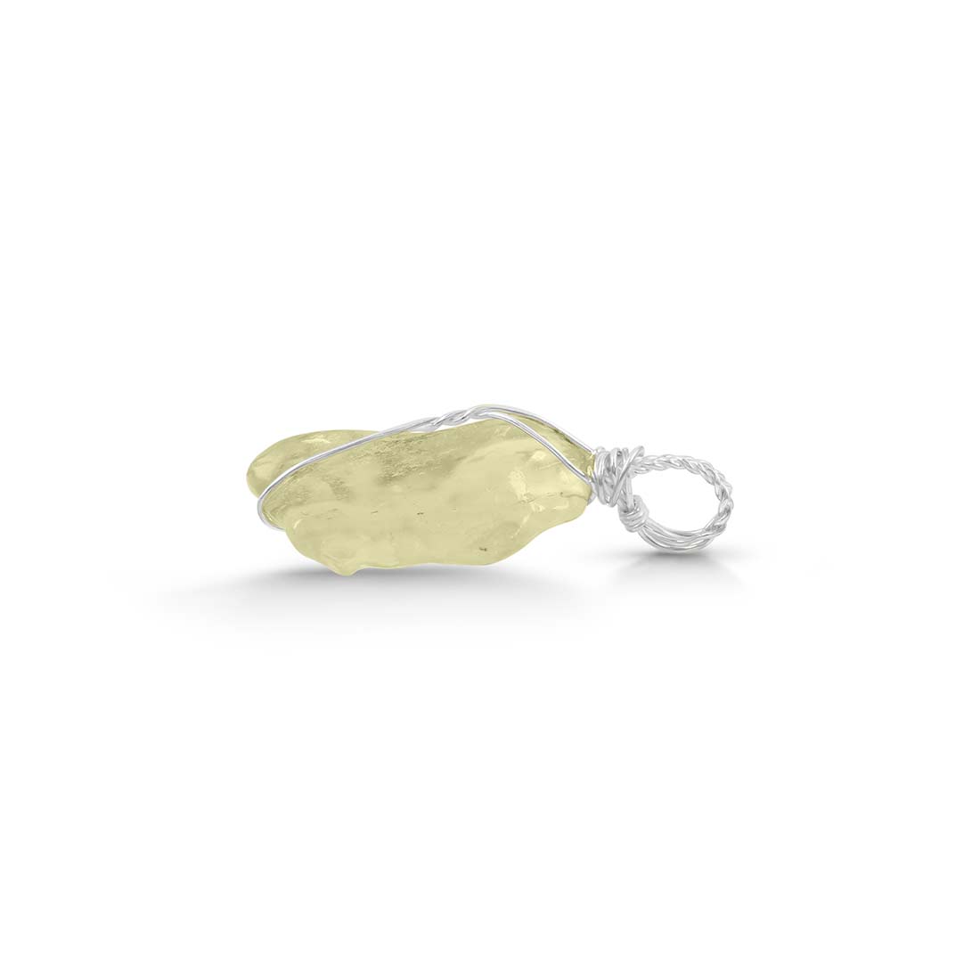 Libyan Desert Glass Pendant-(LDG-P-15.)