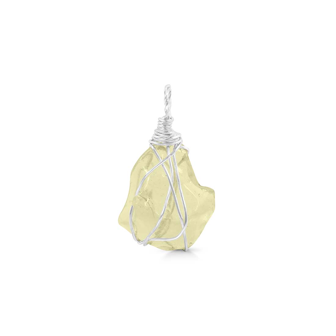 Libyan Desert Glass Pendant-(LDG-P-19.)