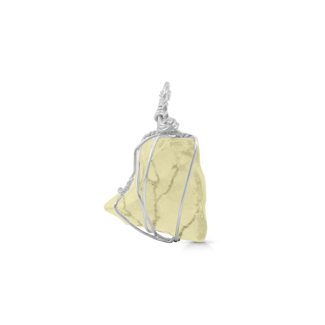 Libyan Desert Glass Pendant-(LDG-P-22.)