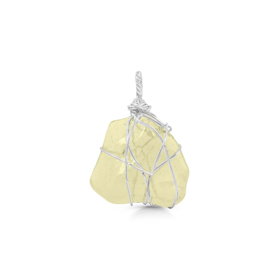 Libyan Desert Glass Pendant-(LDG-P-24.)