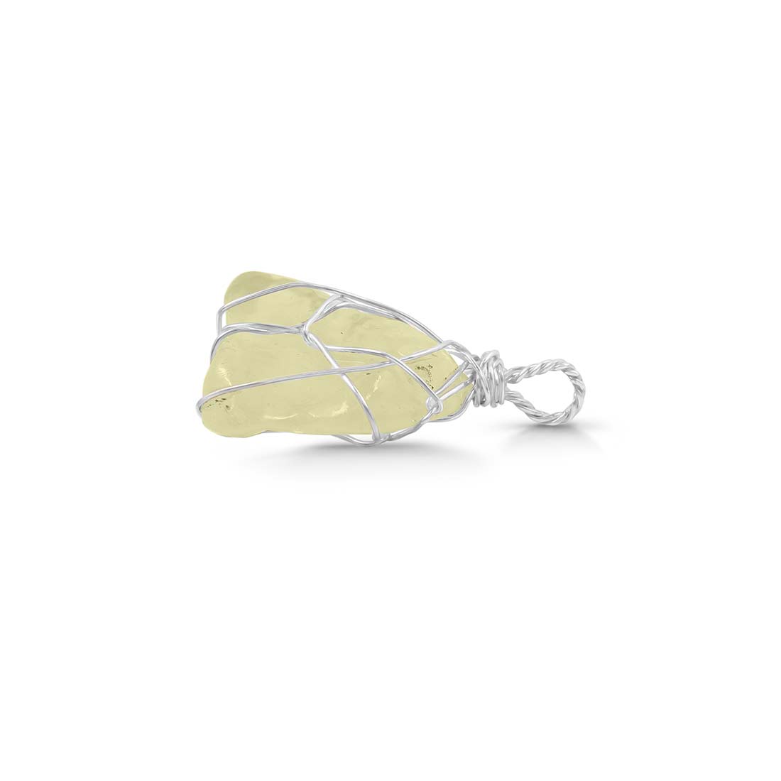 Libyan Desert Glass Pendant-(LDG-P-24.)