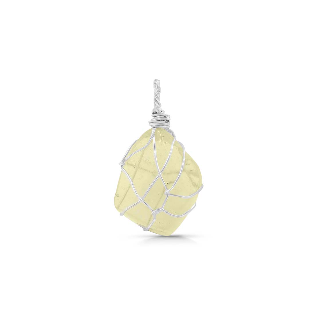 Libyan Desert Glass Pendant-(LDG-P-26.)