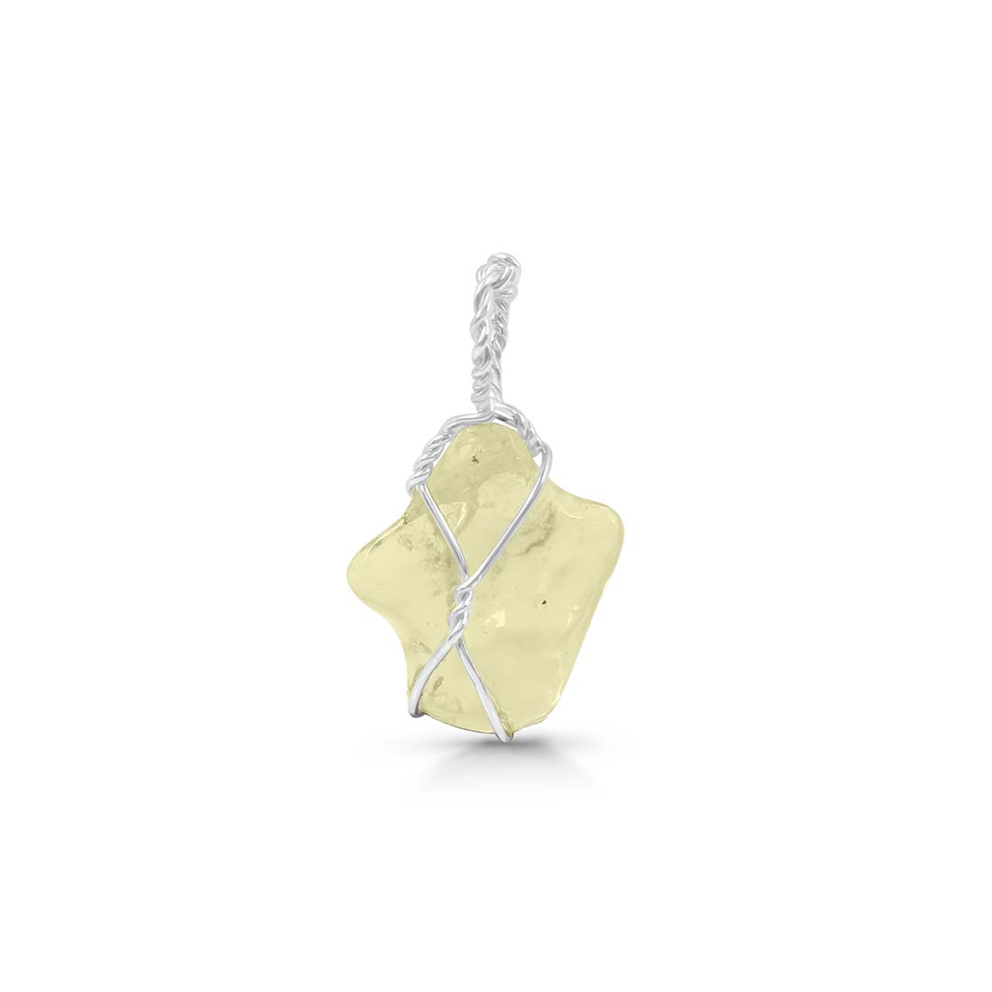 Libyan Desert Glass Pendant-(LDG-P-28.)