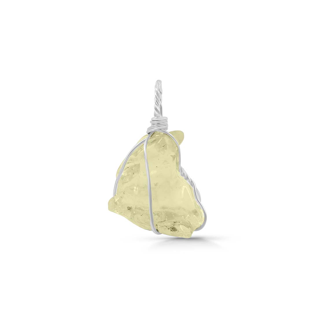 Libyan Desert Glass Pendant-(LDG-P-29.)