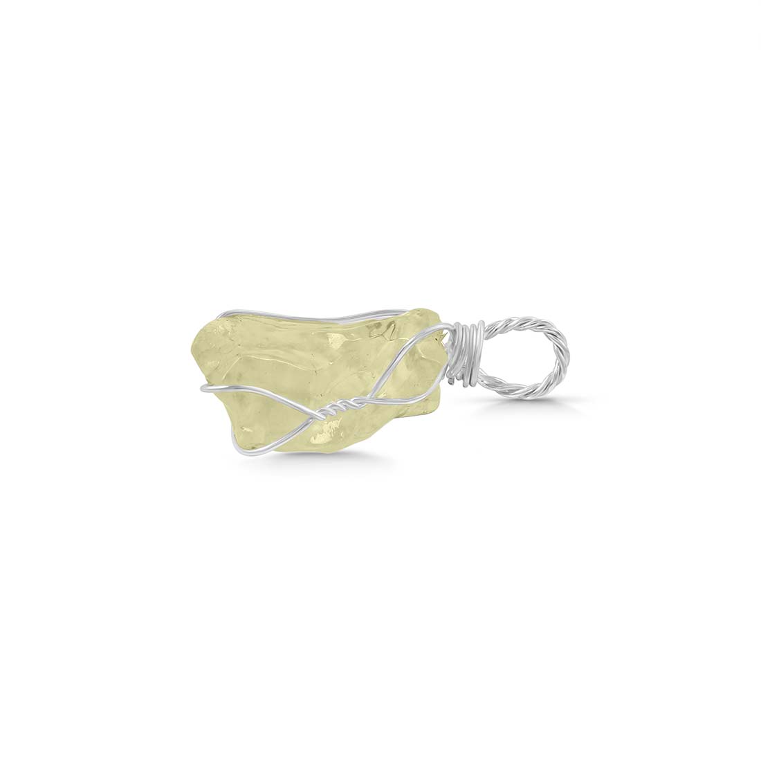 Libyan Desert Glass Pendant-(LDG-P-29.)