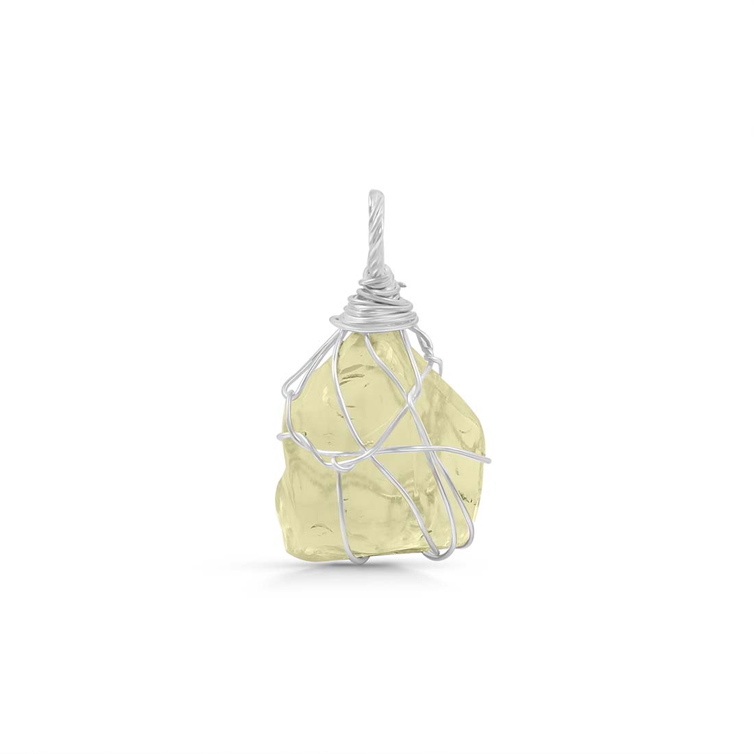 Libyan Desert Glass Pendant-(LDG-P-32.)